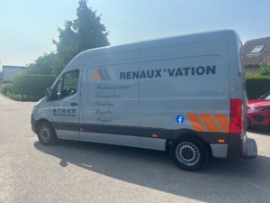 Marquage d'un mercesdes-benz sprinter pour RENEAUX"VATION à Saint-Paër (76)